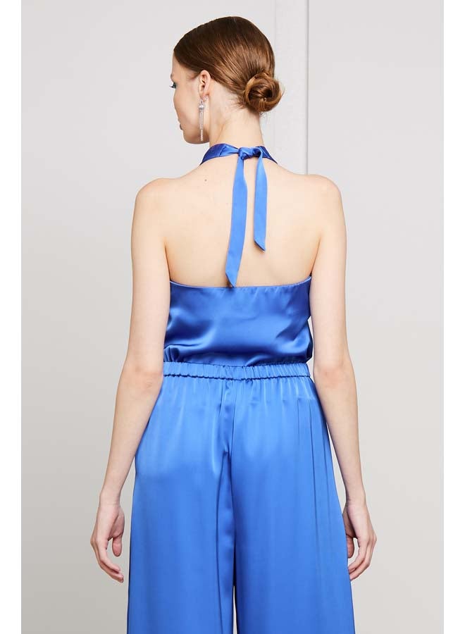 BSB Wrap satin blouse - Image 3