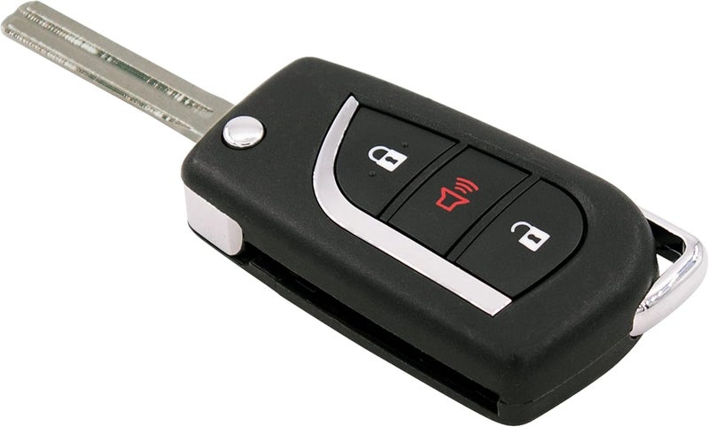 Keyless2Go Replacement Remote Flip Key for Toyota HYQ12BFB 89070-12C20 (2 Pack) - Image 2