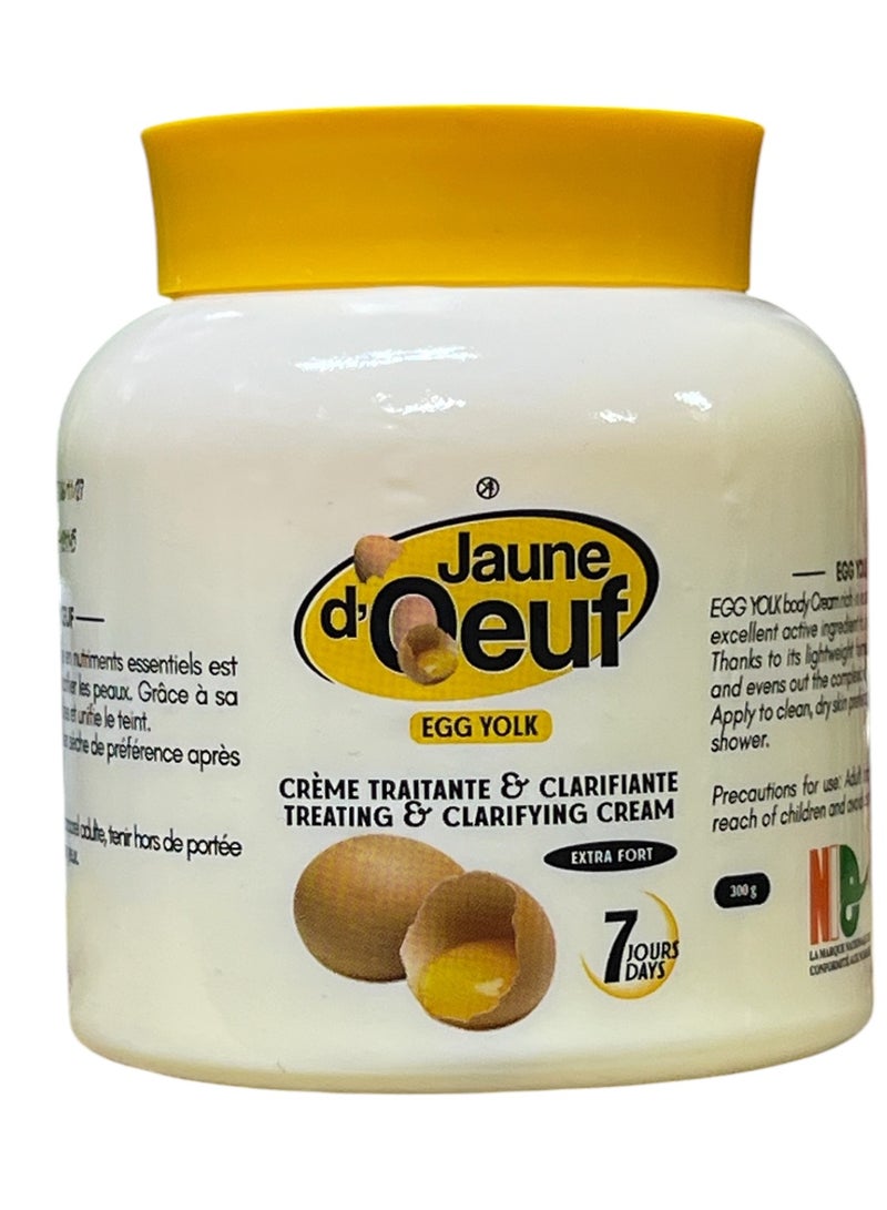 Jaune D’Oeuf Egg Yolk Treating And Clarifying Body Cream 300g - Image 2