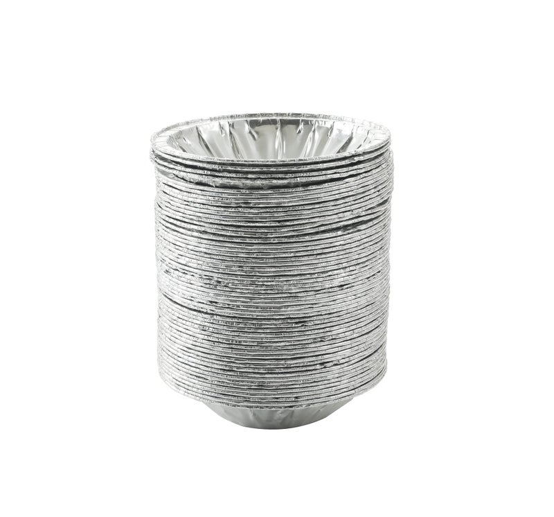 Waytiffer 50 Pack - Pie Pans 4 inch,Mini Pie Tins HEAVY-DUTY Disposable Aluminum Foil Tart/pie Pans for Baking Easily Stack & Store, Freeze & Reheat - Image 5