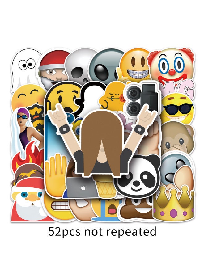 Bernard Emoji Cartoon Stickers Luggage Laptop Car Scooter Refrigerator Sticker - Image 1