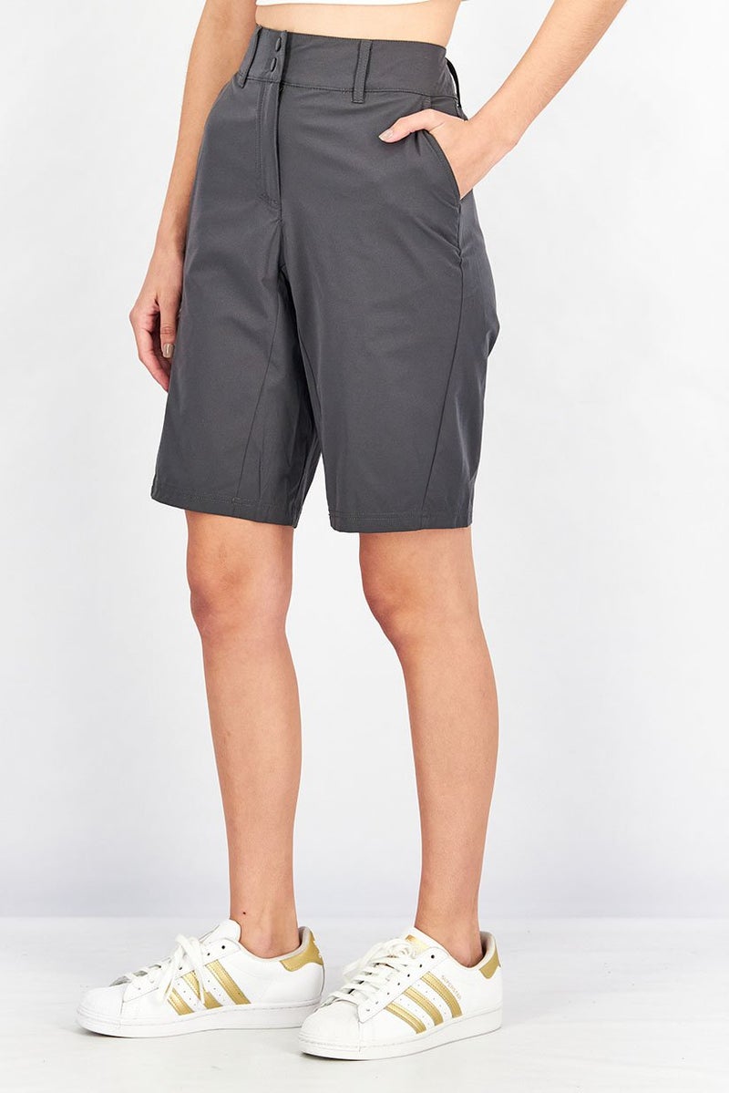 Tchibo Women Sportswear Fit Cycling And Hiking Shorts, Grey - Image 2