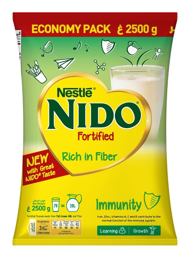 نيدو كيس مسحوق الحليب المدعم 2.5 كجم - Image 2