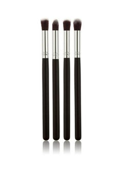 Kylie Soft Horse Bristle Pencil Brush Black, Silver, Set of 4  - Image 1