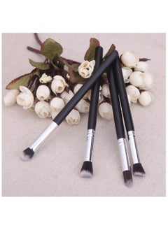 Kylie Soft Horse Bristle Pencil Brush Black, Silver, Set of 4  - Image 3