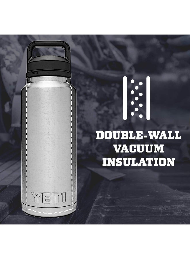 YETI YETI Rambler 36 oz Bottle, Vacuum Insulated, Stainless Steel with Chug Cap, White - Image 2