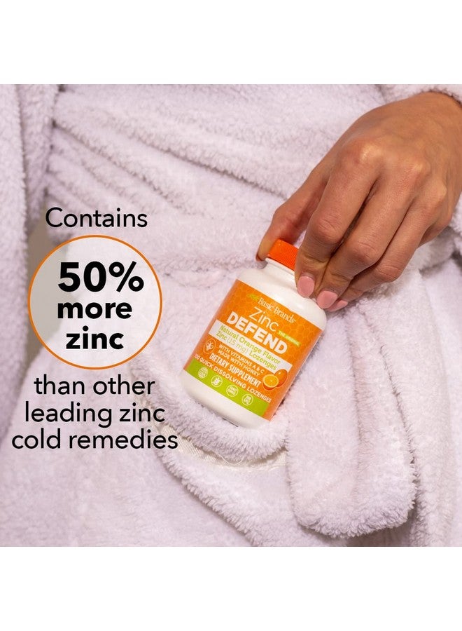 Basic Organics Basic Brands Zinc Lozenges 100 Count Orange - Image 4