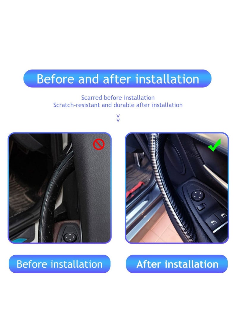 Y&D Car Cleaning Brush, Leather Soft Horse Hair Detailing Brush Non-Slip Handle Wash Vehicle for Rim Chassis, Radiator Grille, Interior Stiff Bristle Carpet  - Image 4
