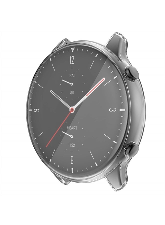 Yrzper حافظة حماية للشاشة متوافقة مع Amazfit GTR 2، غطاء كامل من مادة TPU الناعمة المقاومة للخدش لساعة AMA zfit GTR 2 الذكية (شفافة) - Image 4