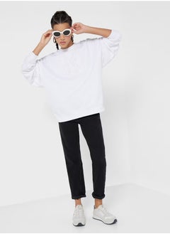 Calvin Klein Jeans Crew Neck Embroidered Sweatshirt  - Image 4