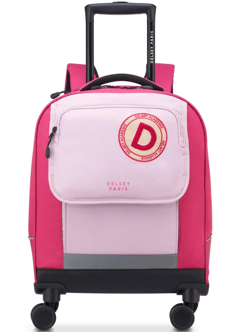 DELSEY Paris BTS 2025 - 4 Wheel Vertical Shoulder Bag Trolley – Pink