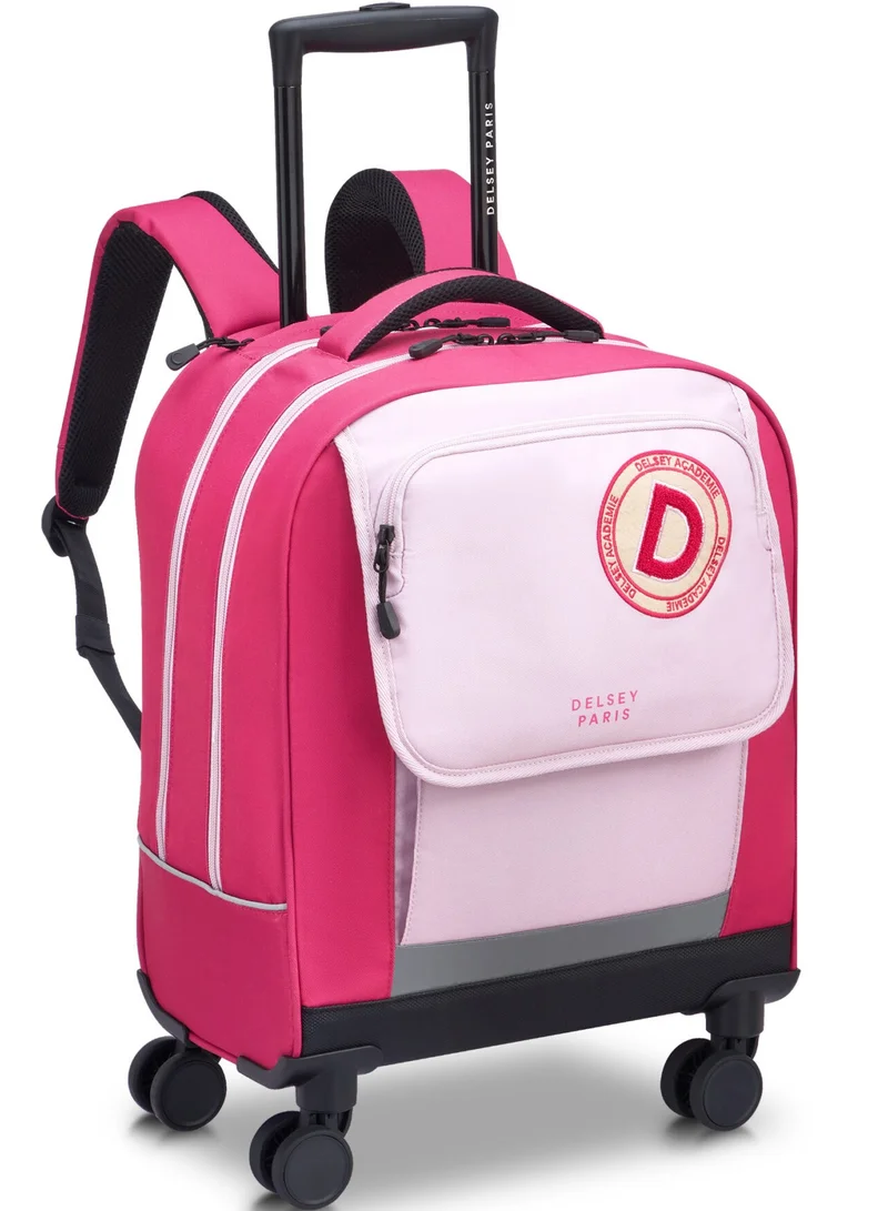 DELSEY Paris BTS 2025 - 4 Wheel Vertical Shoulder Bag Trolley – Pink