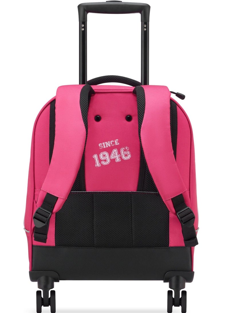 DELSEY Paris BTS 2025 - 4 Wheel Vertical Shoulder Bag Trolley – Pink - Image 4