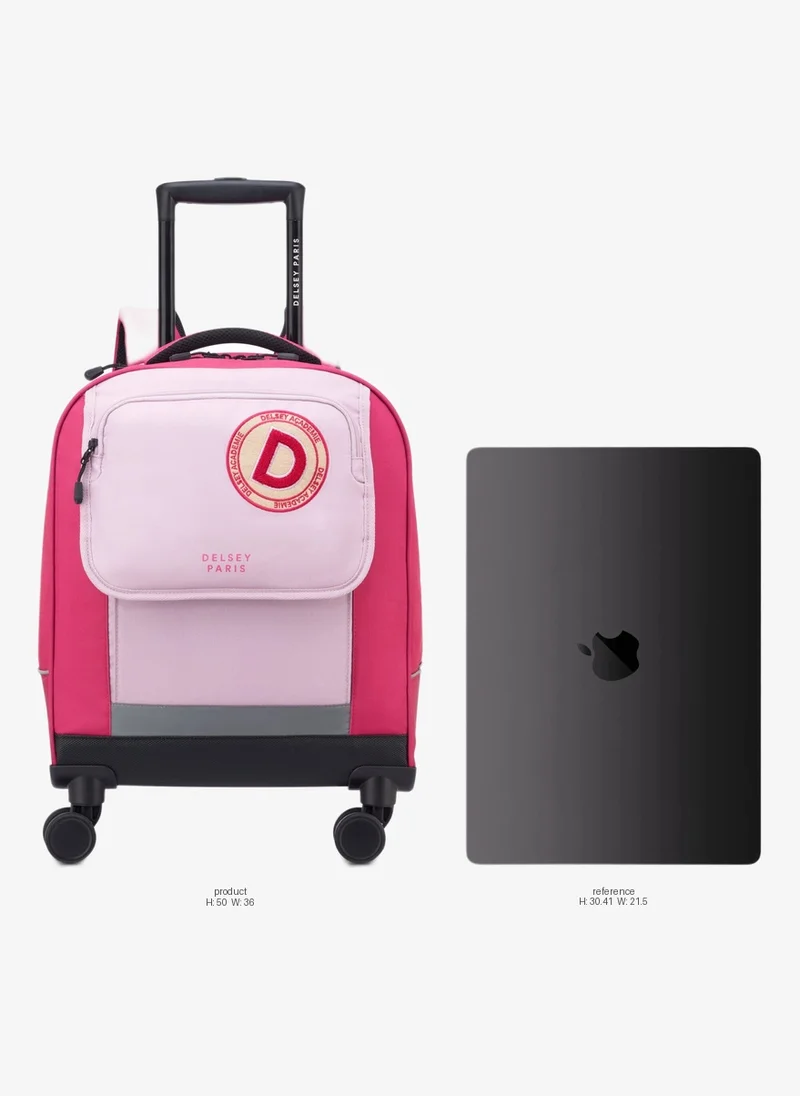 DELSEY Paris BTS 2025 - 4 Wheel Vertical Shoulder Bag Trolley – Pink