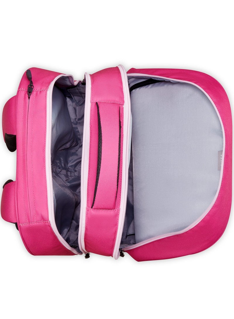 DELSEY Paris BTS 2025 - 4 Wheel Vertical Shoulder Bag Trolley – Pink - Image 5