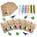 FASBET Dinosaur Party Favors Funny Mini Dinosaur Toys Dinosaur Birthday Party Supplies 24 Pack Dino Eggs and 24 Hatching Card Bulk Gifts Novelty Birthday Party Decorations for Kids Boys Girls Toddler - Image 3