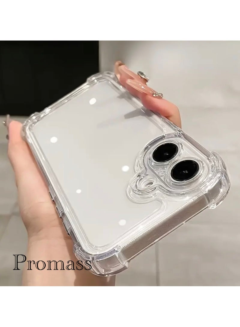 بروماس حافظة واقية لهاتف آيفون 16 برو ماكس، حافظة شفافة رقيقة للغاية من مادة TPU - Image 2