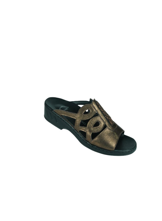 Josef Seibel Josef Seibel Ladies Comfort Wedge Sandals 08828-AR38775 Bronze  - Image 1