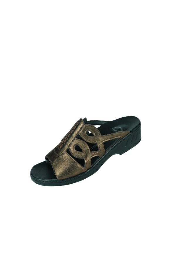 Josef Seibel Josef Seibel Ladies Comfort Wedge Sandals 08828-AR38775 Bronze  - Image 3