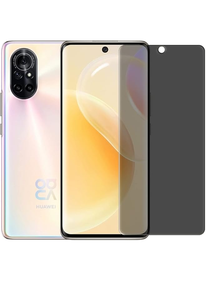 إيروريكس واقي شاشة الخصوصية مضاد للتجسس بالكامل ومرن وملصق لاصق بدقة لمس وحواف منحنية ثلاثية الأبعاد ودرع نانو متوافق مع هواوي نوفا هواوي نوفا 8 - Image 1