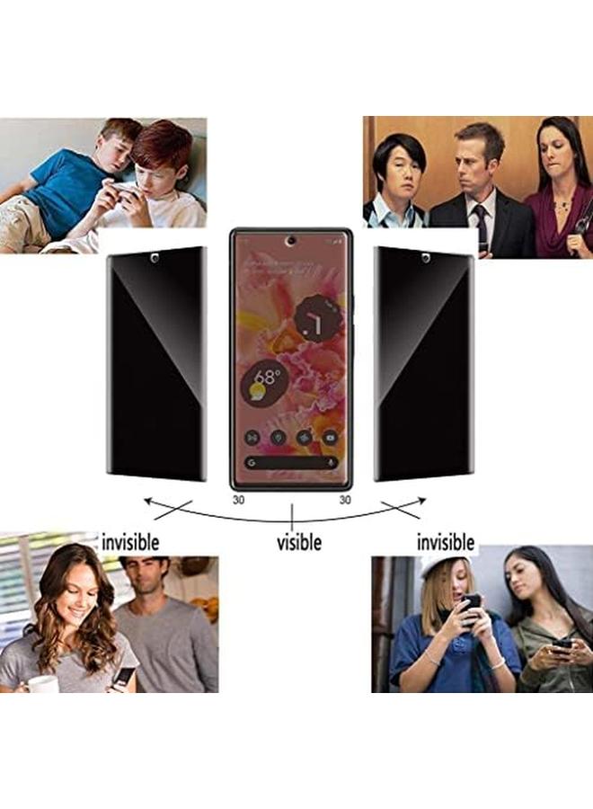 إيروريكس واقي شاشة الخصوصية مضاد للتجسس بالكامل ومرن وملصق لاصق بدقة لمس وحواف منحنية ثلاثية الأبعاد ودرع نانو متوافق مع هواوي نوفا هواوي نوفا 8 - Image 3