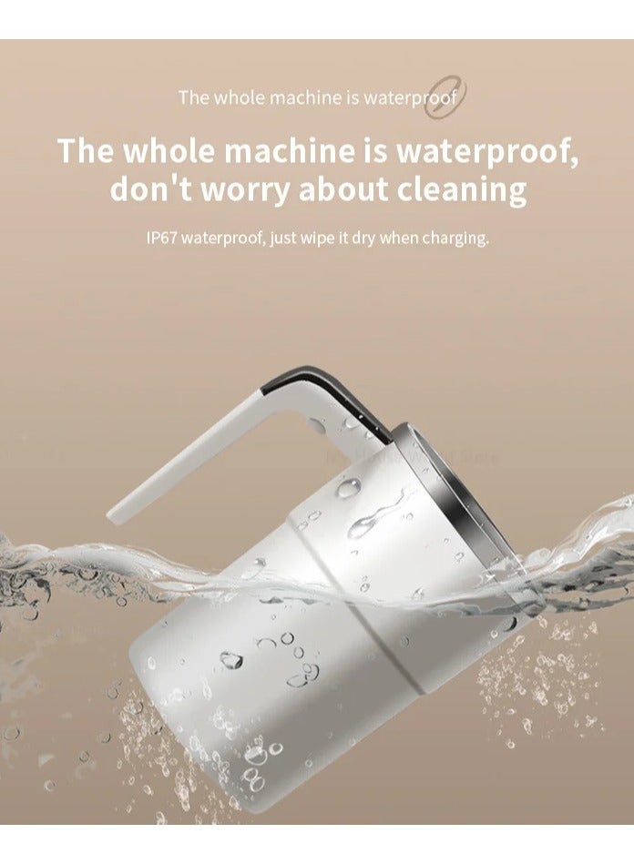 AROAQ Automatic Stirring Cup Rechargeable Portable Coffee Electric Stirring Stainless Steel Mixer Rotating Magnetic Self Stirring Mugs - Image 3