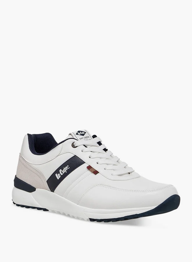 Lee Cooper Men's Panelled Lace-Up Sneakers