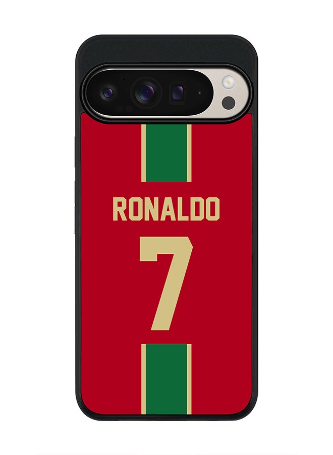 Stylizedd For Google Pixel 9 Pro XL Case,Slim fit Camera Protection, Shockproof Thin Phone cover - Football - Portugal, Ronaldo - Image 1