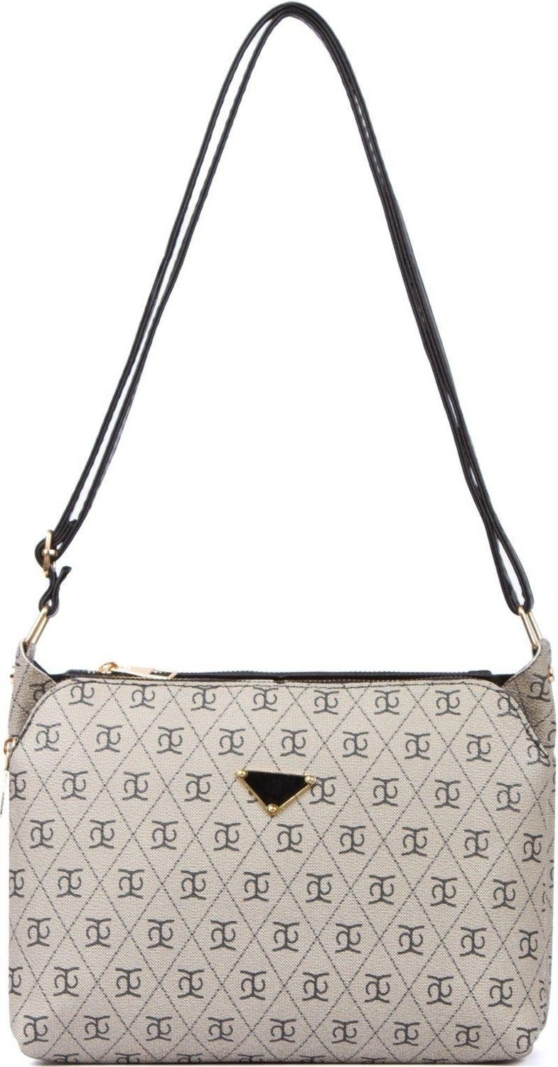 Newish Polo Smoke Vegan Leather Three Compartment Women's Crossbody Shoulder Bag newpolo226  - Image 4