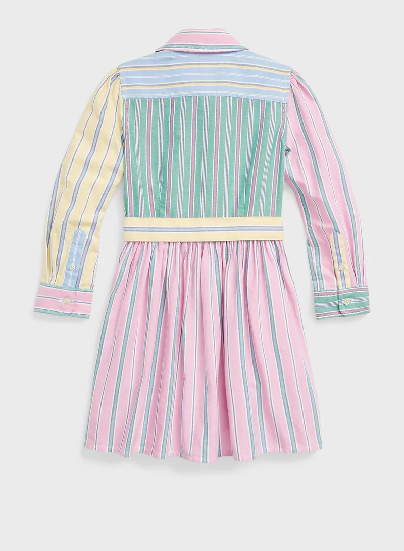 POLO RALPH LAUREN Kids Striped Midi Dress