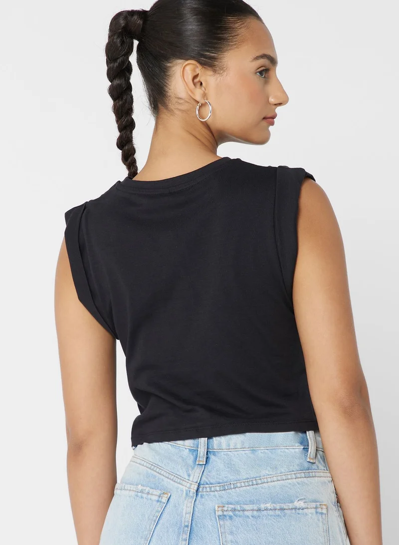 ONLY Ruched Detail Knitted Top