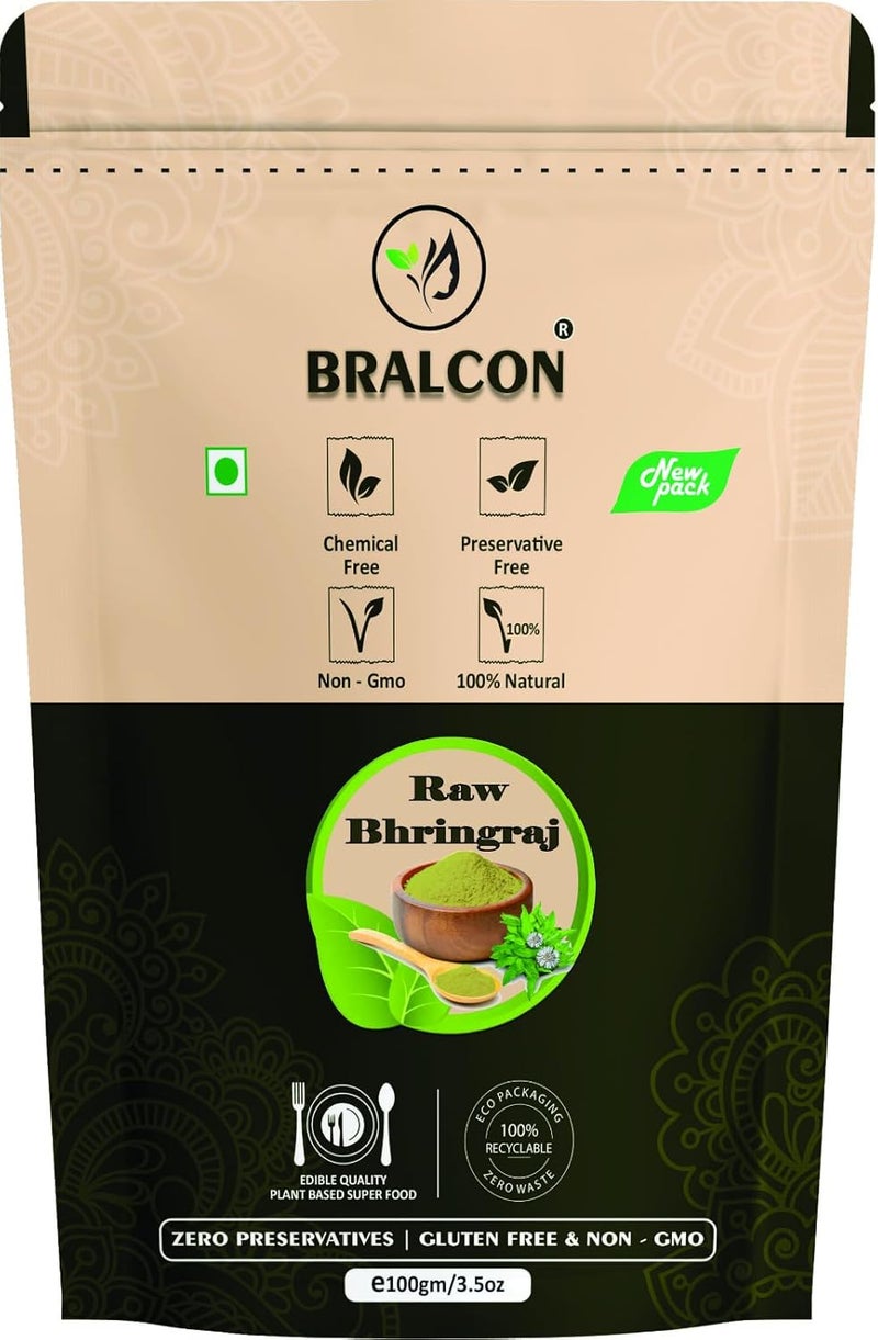 BRALCON مجموعة BRALCON العضوية من ريثا وأملا وشككاكي وبهينجراج وزهرة الكركديه 500غ100غ × 5 عبوة - Image 4