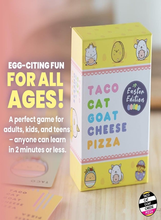 Dolphin Hat Games Taco Cat Goat Cheese Pizza Easter Edition Card Game for Family Game Night | Candy-Free Easter Basket Stuffers | Easy to Play 15 Minute Rounds | Fun for Kids, Teens, Adults, and Families | 2-8 Players - Image 3