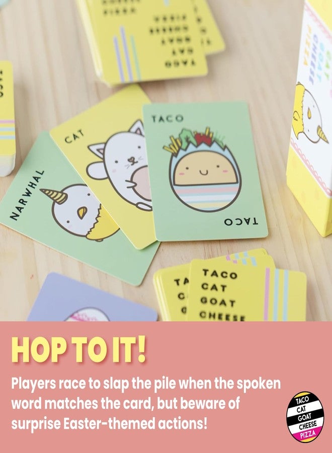Dolphin Hat Games Taco Cat Goat Cheese Pizza Easter Edition Card Game for Family Game Night | Candy-Free Easter Basket Stuffers | Easy to Play 15 Minute Rounds | Fun for Kids, Teens, Adults, and Families | 2-8 Players - Image 5