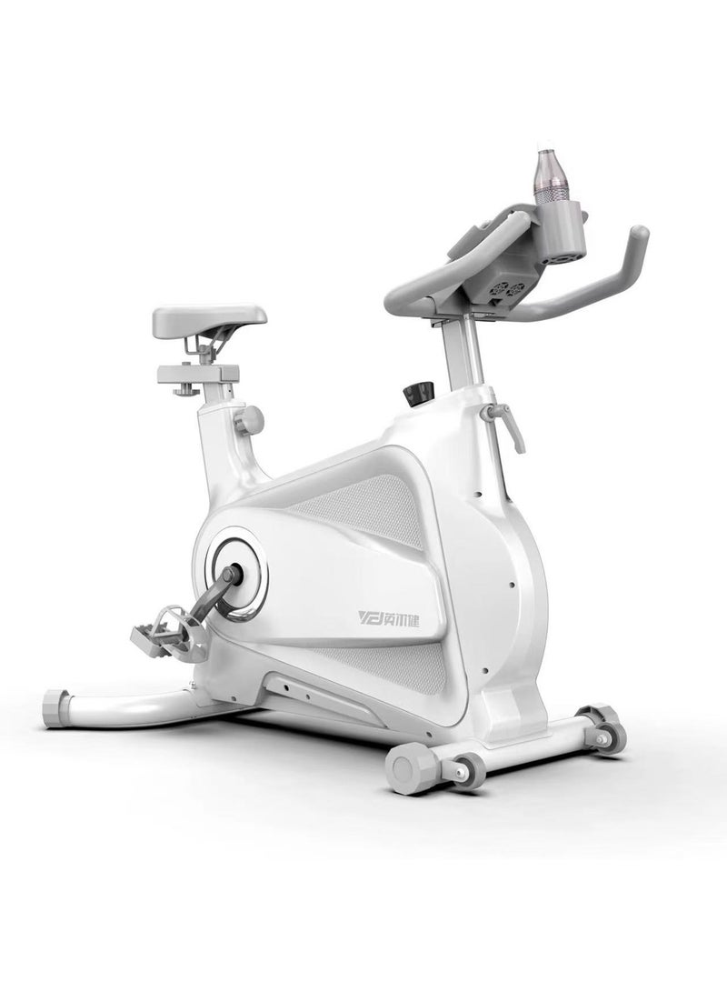 Generic Exercise Cycling Bike Smart Connect Indoor Workout Multi Level Resistance Stationary Bikes with Exclusive App Free Fitness Courses  - Image 2