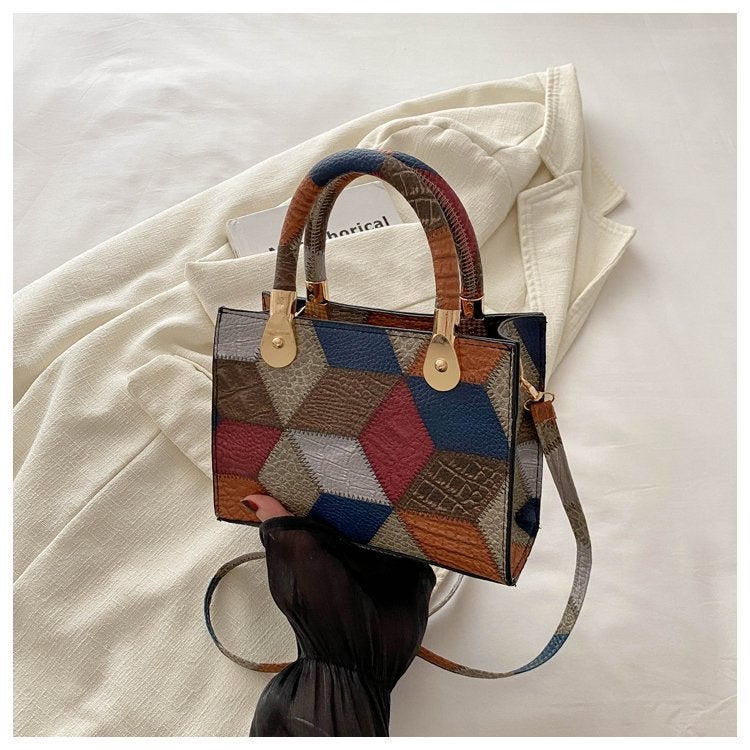 New Women'S Large Capacity Shoulder Handbag 2024 Casual Elegant Cross Bag Atmospheric Portable Personalized Small Square Bag - Image 1