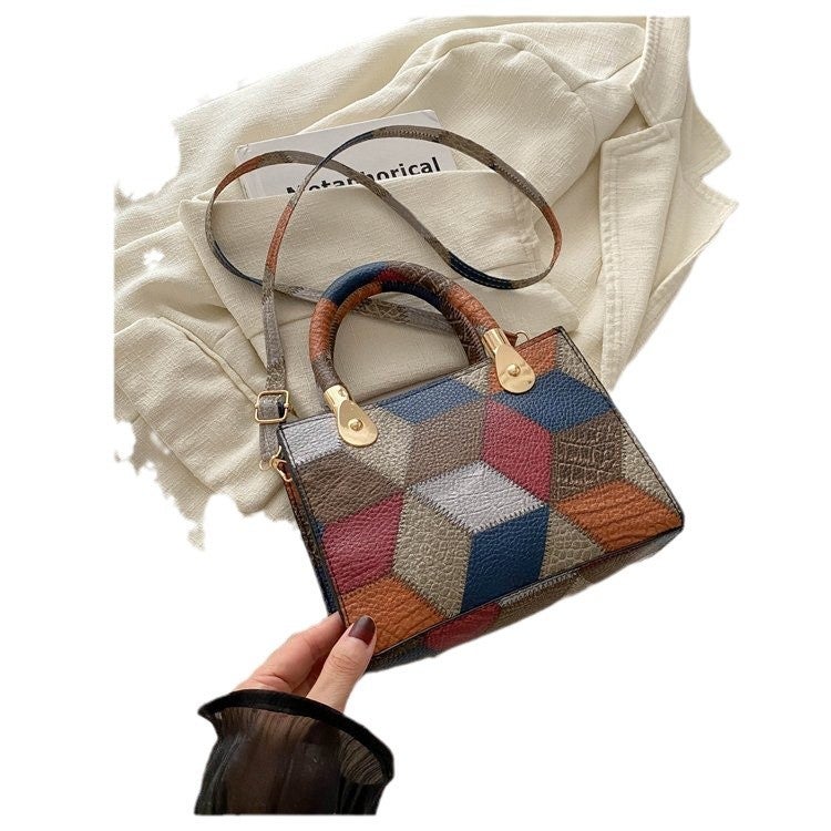 New Women'S Large Capacity Shoulder Handbag 2024 Casual Elegant Cross Bag Atmospheric Portable Personalized Small Square Bag - Image 3