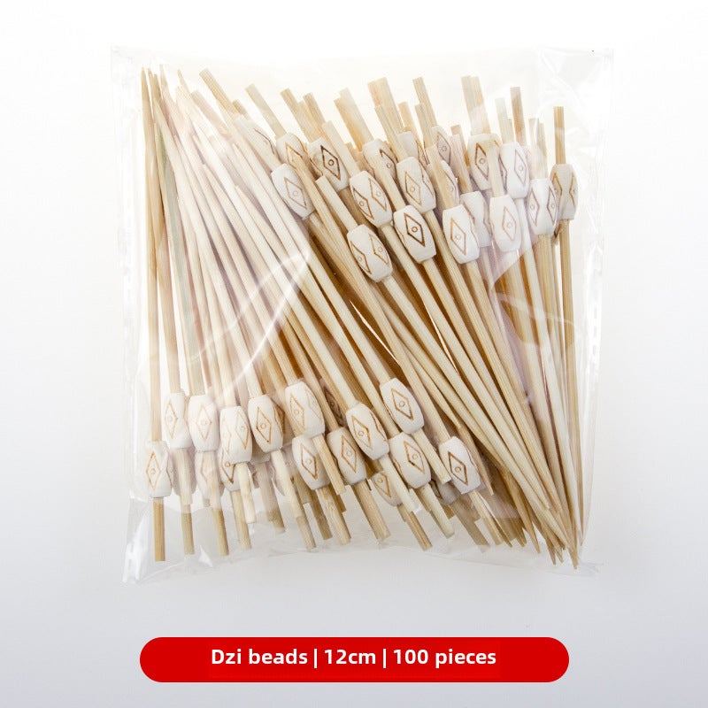 Bamboo Fruit Skewers Artistic Picks Cocktail Sticks Tianzhu 