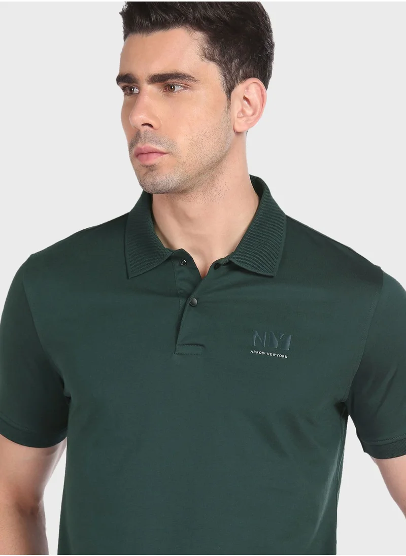 Arrow Logo Slim Fit Polo