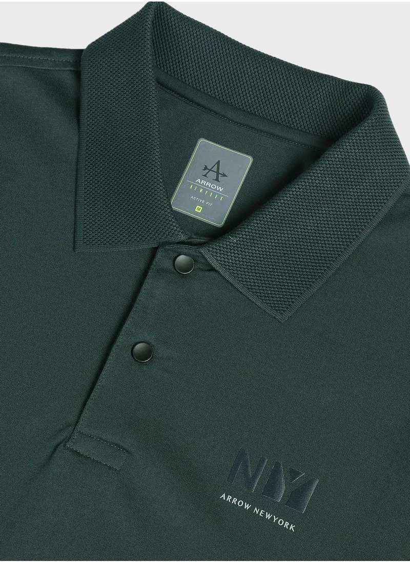 Arrow Logo Slim Fit Polo
