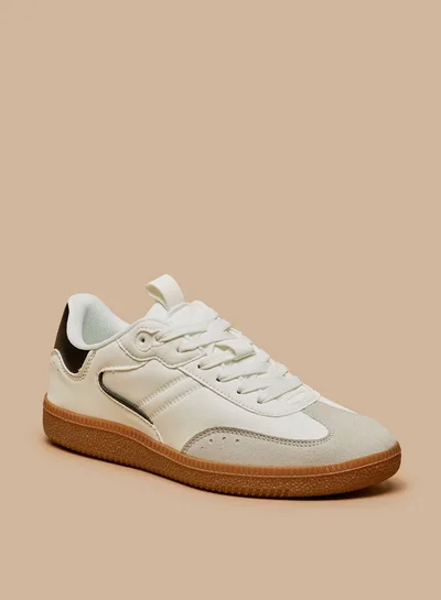 لي كوبر Women's Colourblock Lace-Up Sneakers