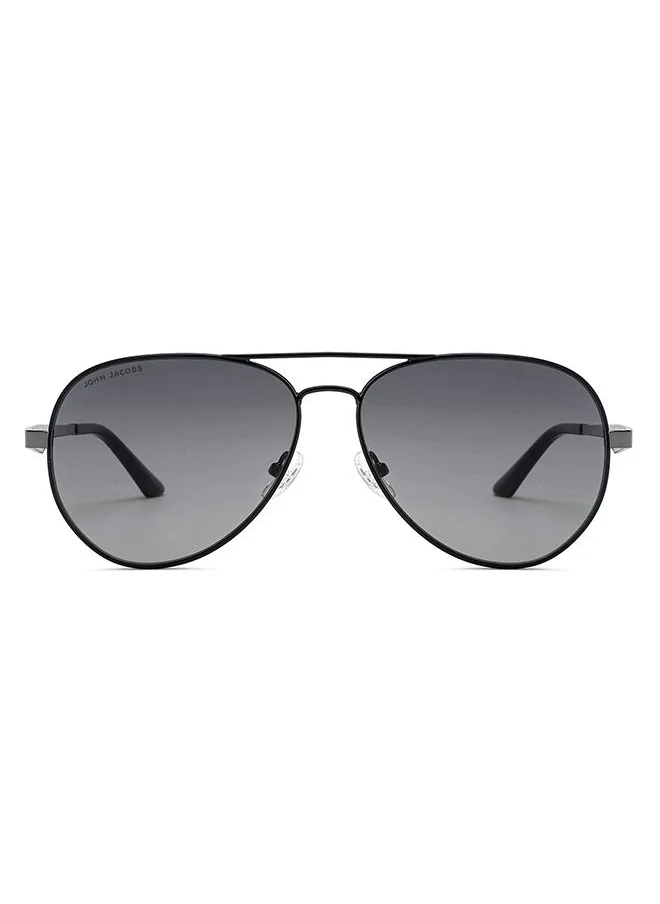 John Jacobs Full Rim Pilot Stylish & Premium Sunglasses 100% UV Protected Unisex Wide JJ S16501-C3