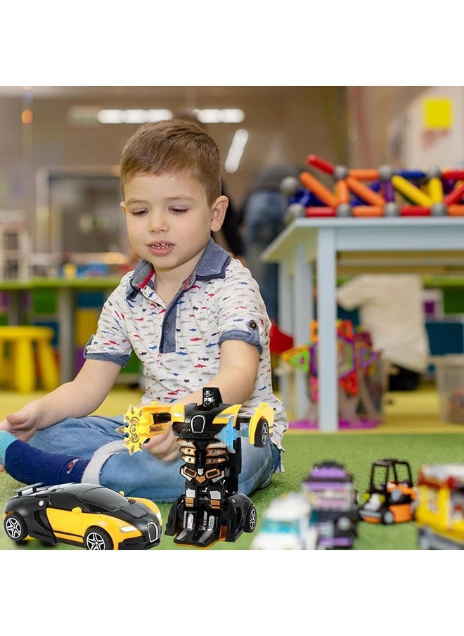 ShebSheb Transform Robot Car,Deformation Sports Car Robot Toy for Boys Girls Kids Children  - Image 3