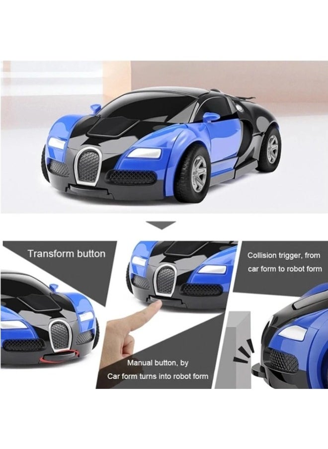 ShebSheb Transform Robot Car,Deformation Sports Car Robot Toy for Boys Girls Kids Children  - Image 4