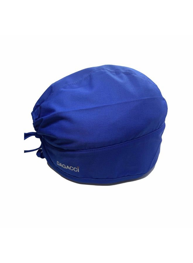 Dagacci Medical Uniform Unisex Scrub Cap, Royal Blue, 1 - Image 4
