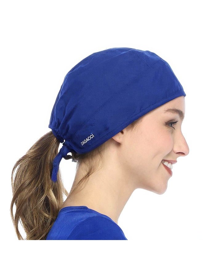 Dagacci Medical Uniform Unisex Scrub Cap, Royal Blue, 1 - Image 1