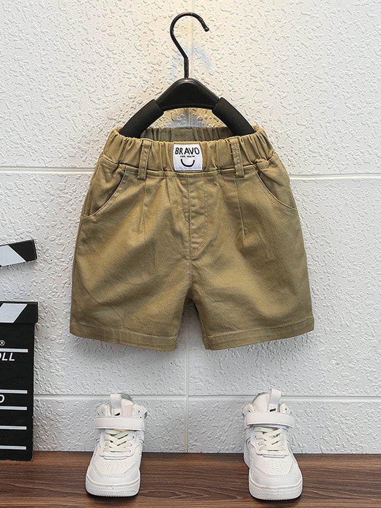 7889 Boys' Shorts Children'S Wear Children'S White Casual Five-Point Pants Trendy Baby'S Summer Pants - Image 2