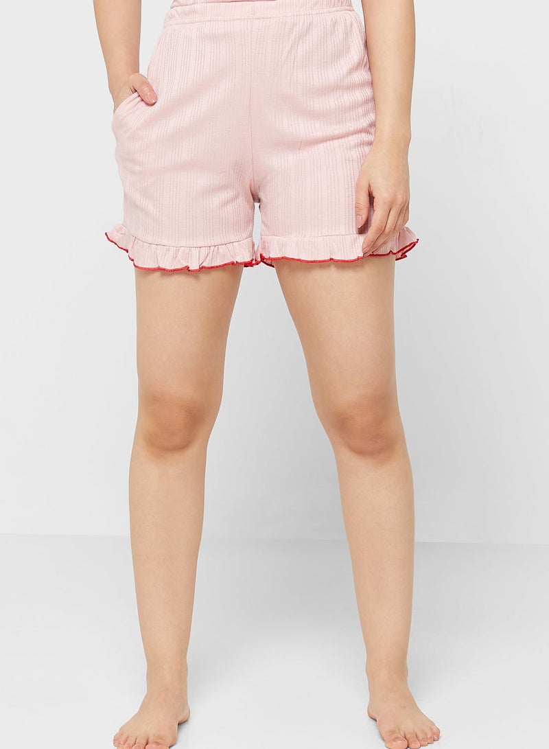 All Over Print Pyjama Short Set