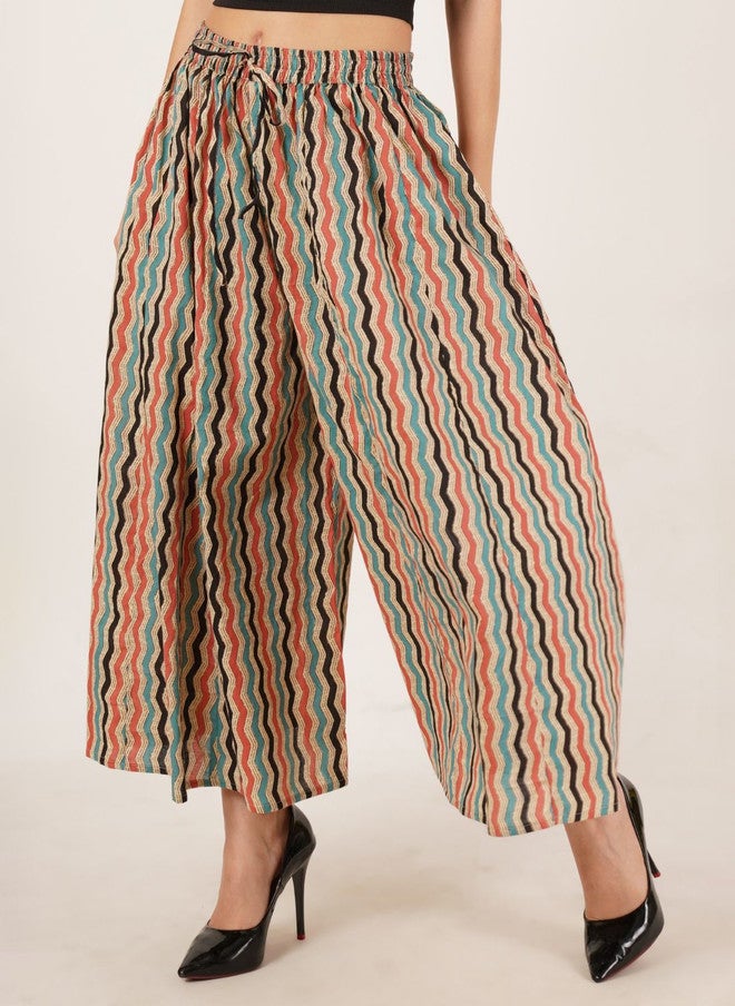 COTLAND FASHION Women Cotton Printed Palazzos - Image 2