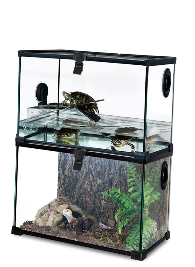 FONDOTIN Turtle Terrarium Buckle Anti-Escape Lock for Reptile Feeding Tank Secure Reptile Tank Lid Locks for Amphibious and Rainforest Habitats Easy Install Buckle Clips Set of 4 - Image 5
